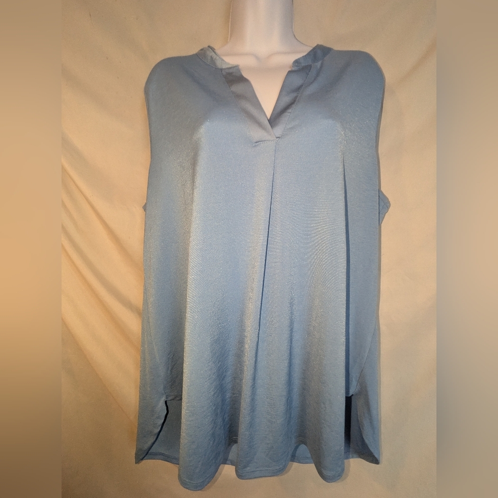 Elegant Blue Women's Top
